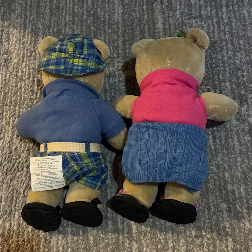 2007 Starbucks Summer Boy and Girl Bears - Picture 3 of 4